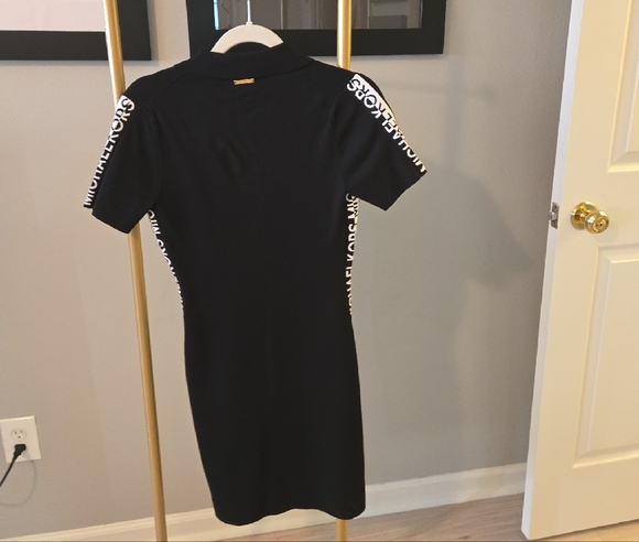 Michael Kors Black Polo Midi Dress - Picture 5 of 8